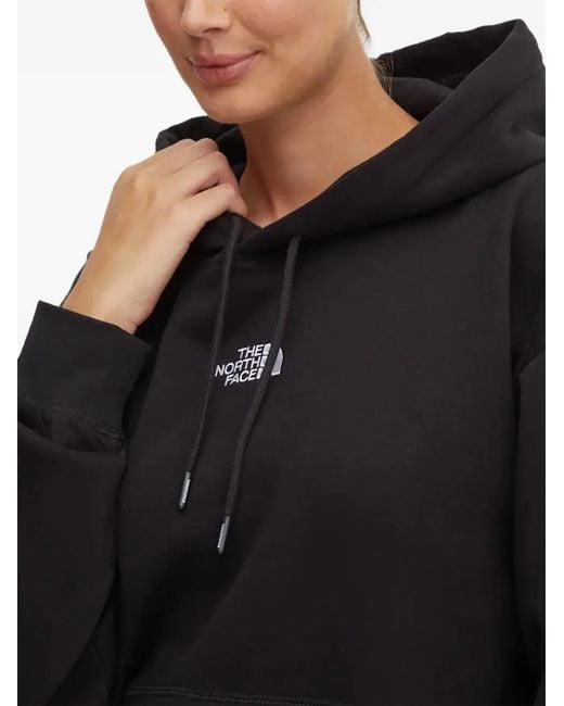 The North Face Black Logo-Detail Hoodie