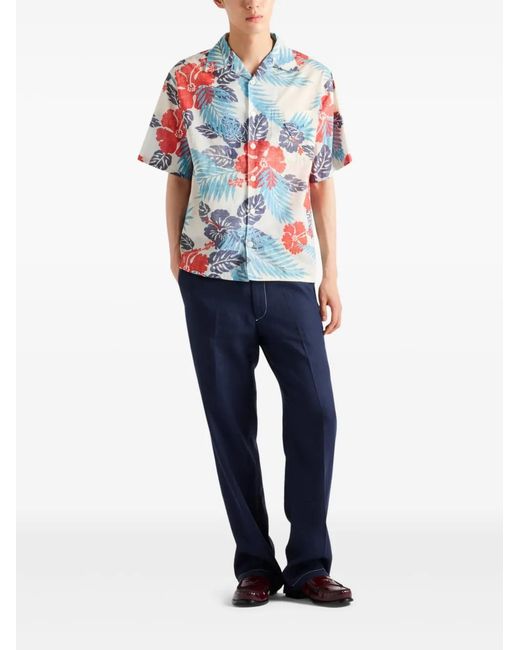 Prada Blue Shirts for men