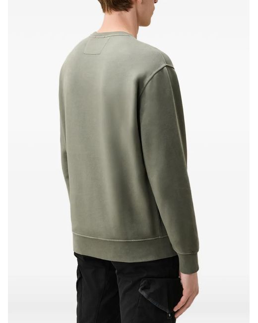 C P Company Green Sweat À Détail Verre De Lunettes Signature for men