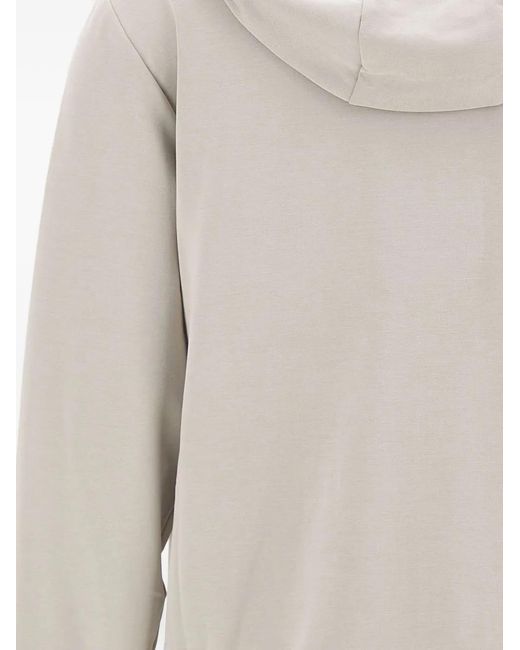 Colmar White Drawstring Zip Hoodie