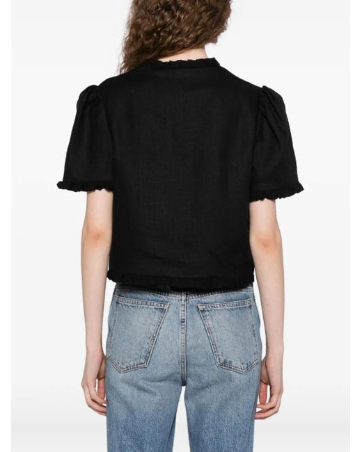 Reformation Bess Top in het Black