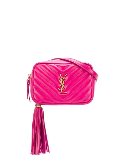 Saint Laurent Pink Lou Belt Bag