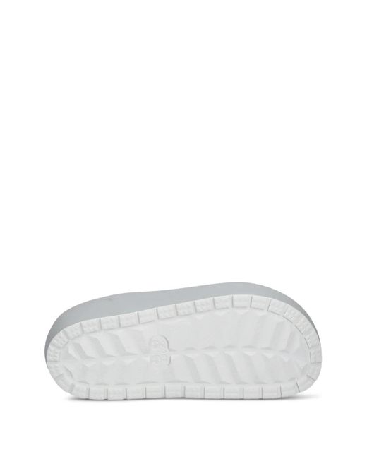 CROCSTM Gray Round-Toe Slides