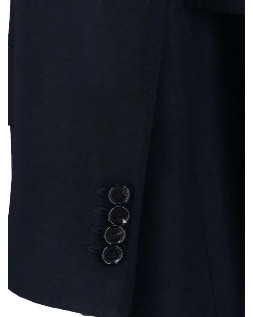 Cesare Attolini Blue Manteau À Boutonnière Croisée for men