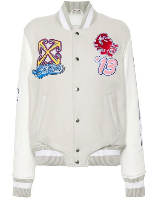 Off-White c/o Virgil Abloh White Jacket With Logo