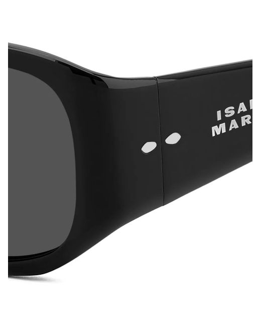 Isabel Marant Black Square-Frame Sunglasses