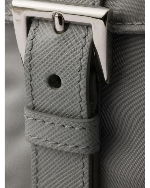 Prada Gray Re-Nylon Shoulder Bag