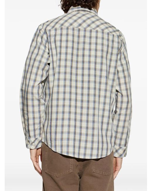 Camisa A Cuadros Samsøe & Samsøe de hombre de color White