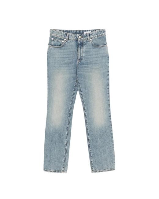 McQueen Blue Five-Pocket Jeans