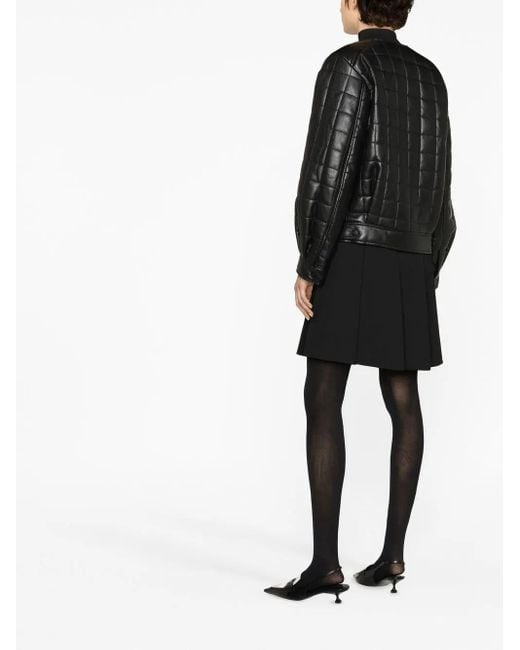Rodebjer Black Quilted Bomber Jacket