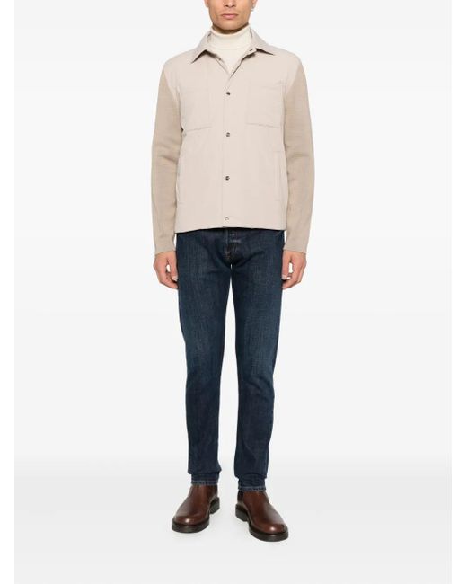 Herno Natural Pocket Panelled Jacket for men