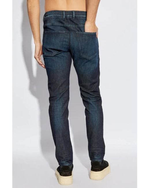 DIESEL Blue Drawstring Jeans for men