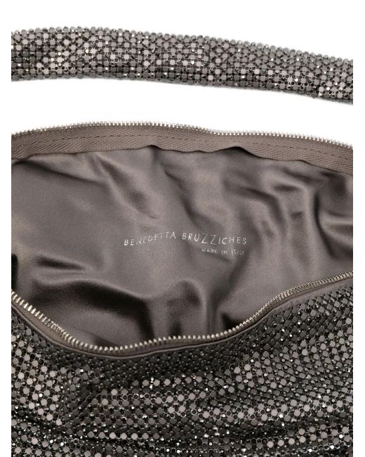Benedetta Bruzziches Gray Ursula Shoulder Bag