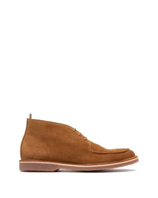 Officine Creative Brown Kent Desert Boots for men