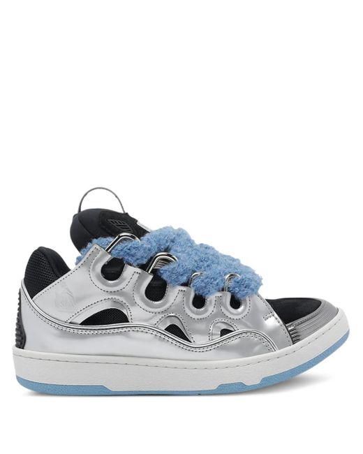 Lanvin Blue Curb Sneakers for men