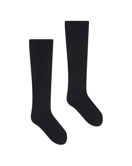 Wolford Black Pure Energy 30 Knee-High Socks
