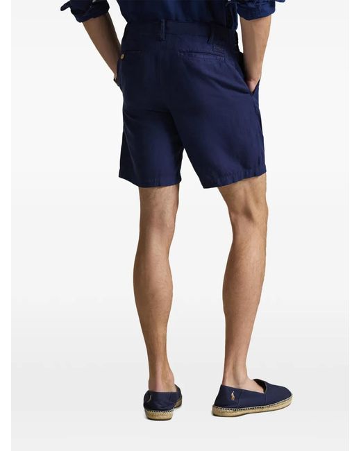 Polo Ralph Lauren Blue Buttoned Short for men