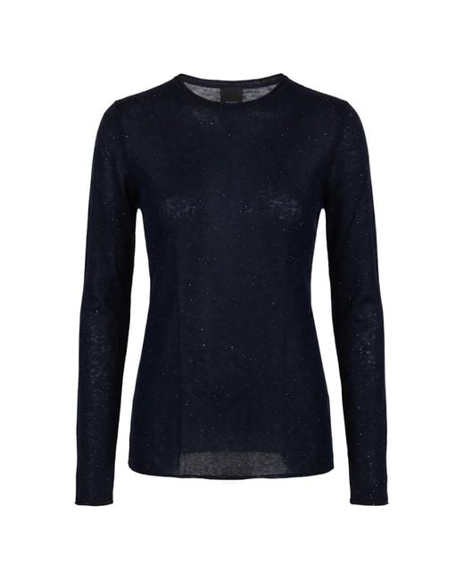 Pinko Blue Pull À Ornements De Paillettes