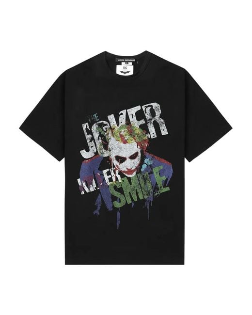 Junya Watanabe Black The Dark Knight Joker Cotton T-Shirt