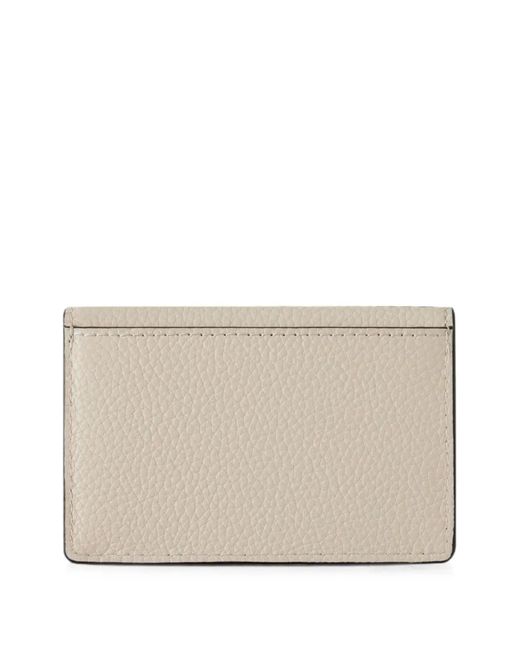 Mulberry Natural Continental Grained Card Case for men