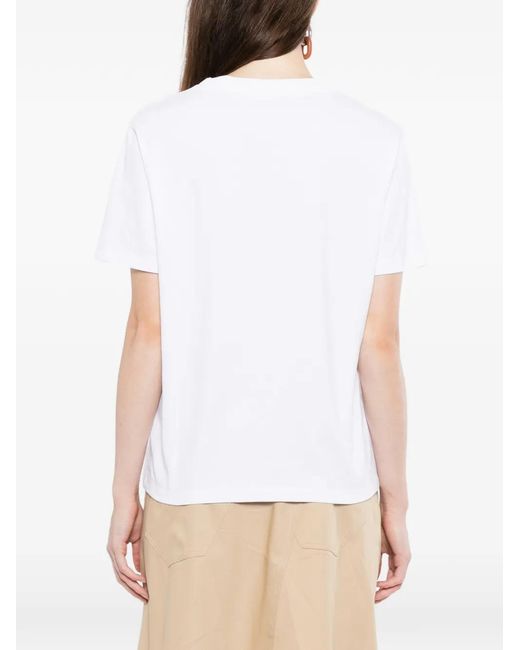 Loewe White Cotton T-Shirt