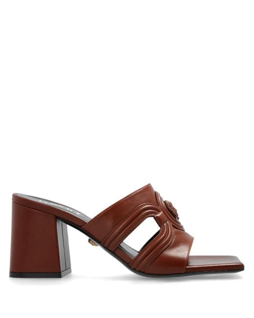 Mules Medusa 70Mm di Versace in Brown
