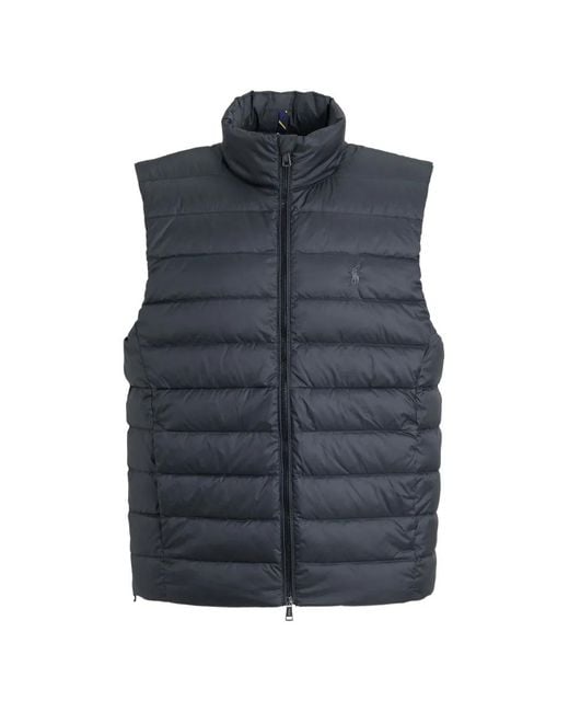 Polo Ralph Lauren Blue Quilted Packable Gilet for men