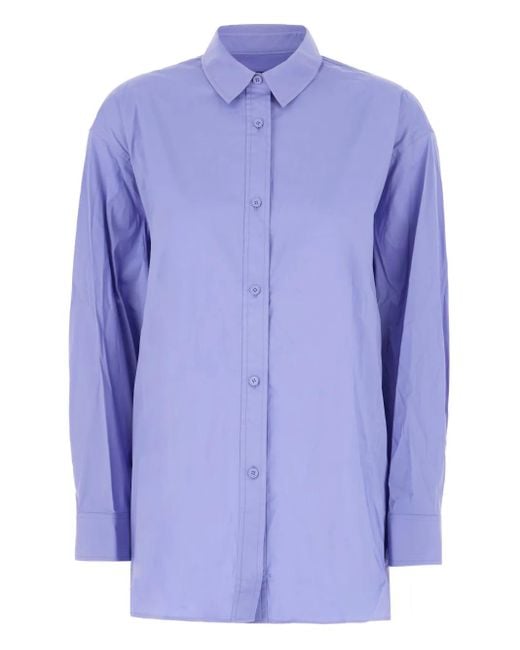 Chemise À Logo Brodé Juun.J en coloris Blue