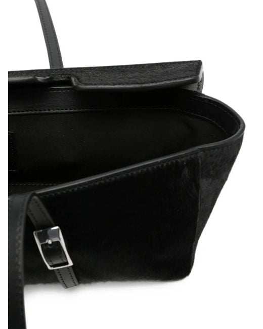 Elleme Black Le Bateau Calf Leather Shoulder Bag