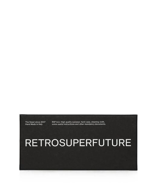 Retrosuperfuture Purple Esatto Tortoiseshell-Effect Oval-Frame Sunglasses
