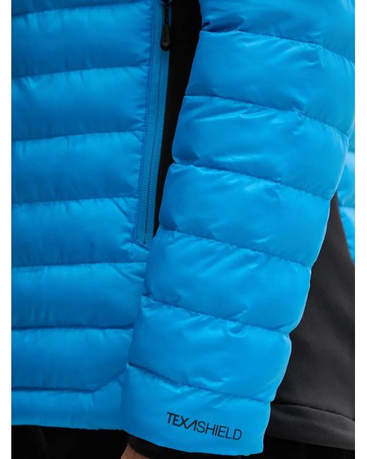 Jack Wolfskin Blue Quilted Zip-Up Performance Jacket for men