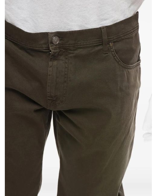 Corneliani Black Five-Pocket Trousers for men