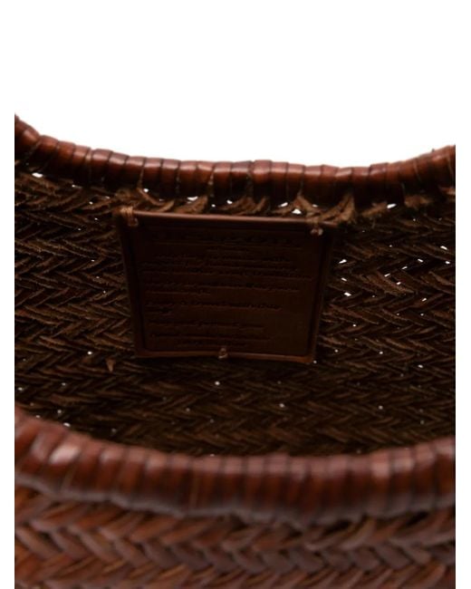 Dragon Diffusion Brown Ns Diagonal Triple Jump Tote Bag