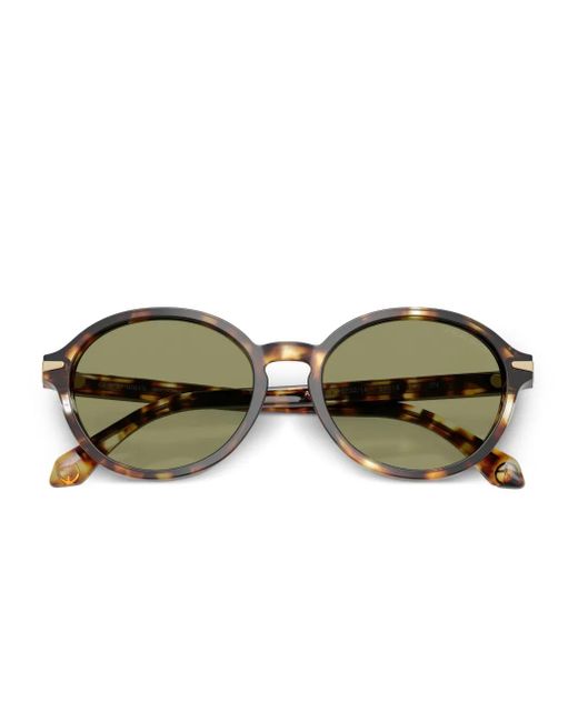 Gafas de sol con montura redonda Giorgio Armani de color Green