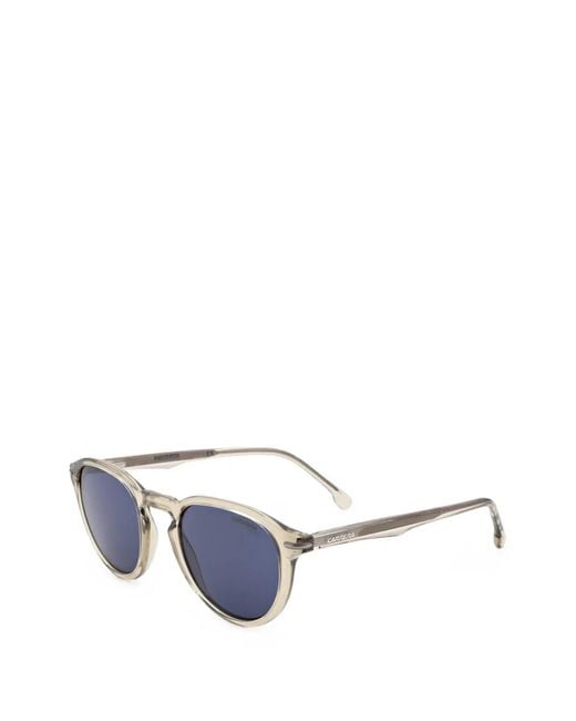 Carrera White Round-Frame Sunglasses for men