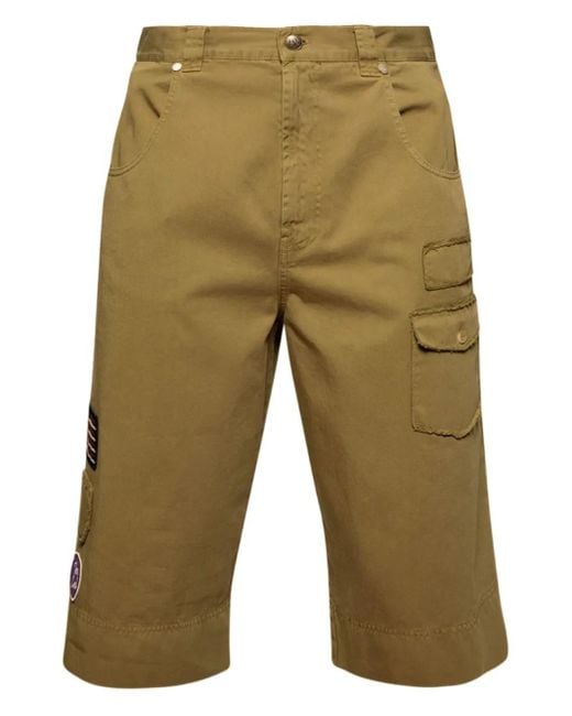 Palm Angels Shorts mit aufgesetzten Taschen in Green für Herren