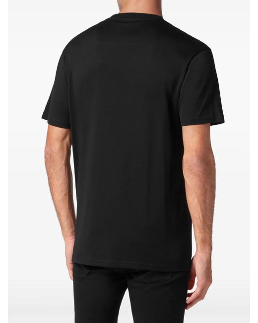 メンズ Philipp Plein デコラティブ Tシャツ Black