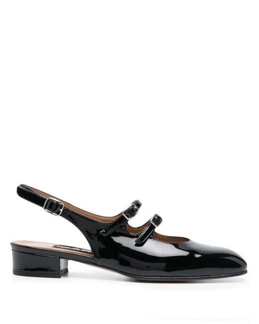 CAREL PARIS Black Pumps Aus Lackleder