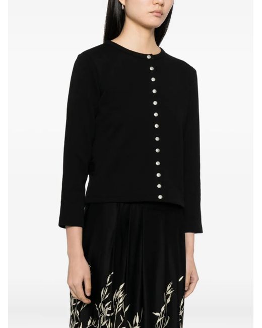 Agnes B. Black Arrow-Print Top