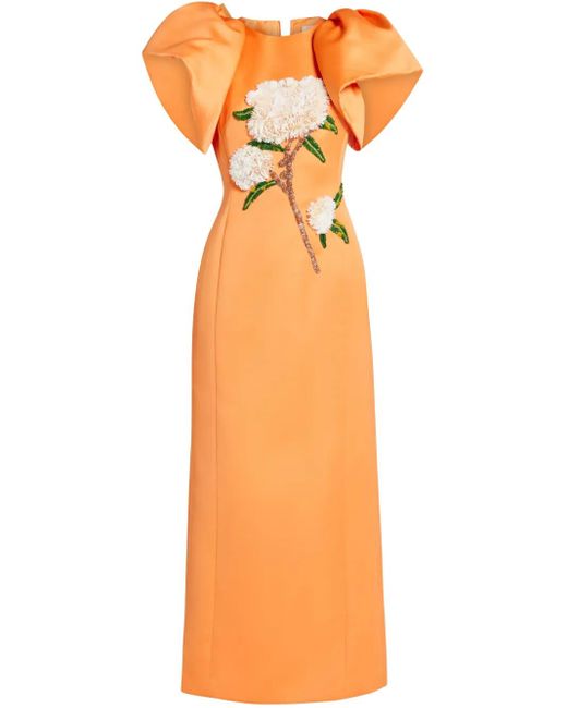 LEO LIN Lucinda マキシドレス Orange