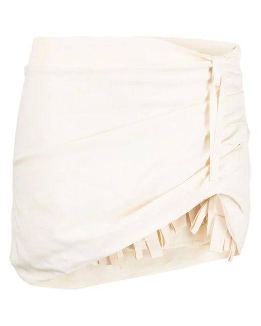 Jacquemus Natural 'la Jupe Baonio' Miniskirt