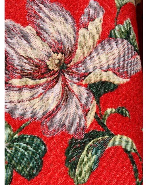 LaDoubleJ Red Floral Coat