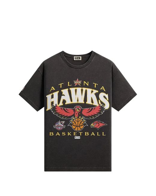 Kith Black Nba All-Star Atlanta Hawks T-Shirt for men
