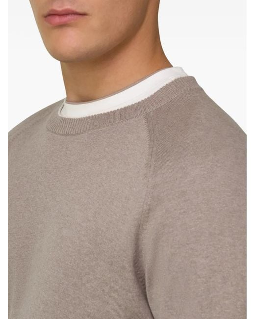 Boggi White Pull À Manches Raglan for men
