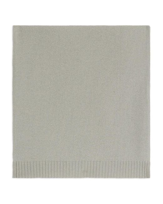 Malo Gray Ribbed Scarf