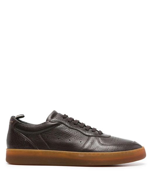 Officine Creative Brown Asset 001 Leather Sneakers for men