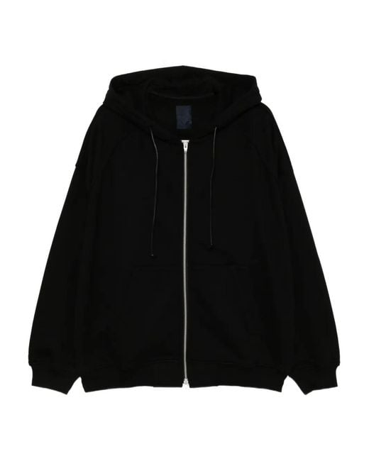 Juun.J Black X Brandlised Zip-Up Hoodie for men