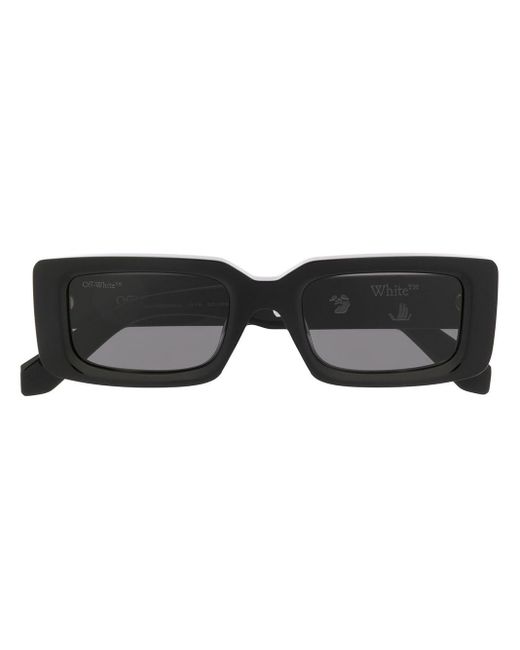 Off-White c/o Virgil Abloh Black Rectangular-frame Sunglasses