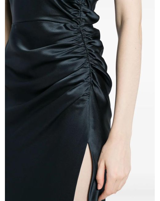 Vestido de fiesta asimétrica Michelle Mason de color Blue