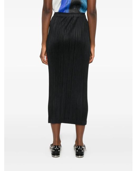 Pleats Please Issey Miyake プリーツ スカート Black